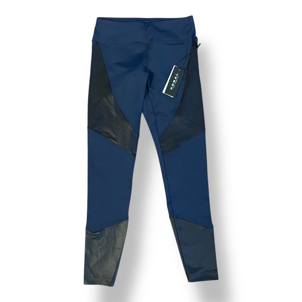 KORAL‎ Activewear Leggings NWT H2O Luxury Compression Workout Pants Blue Black S